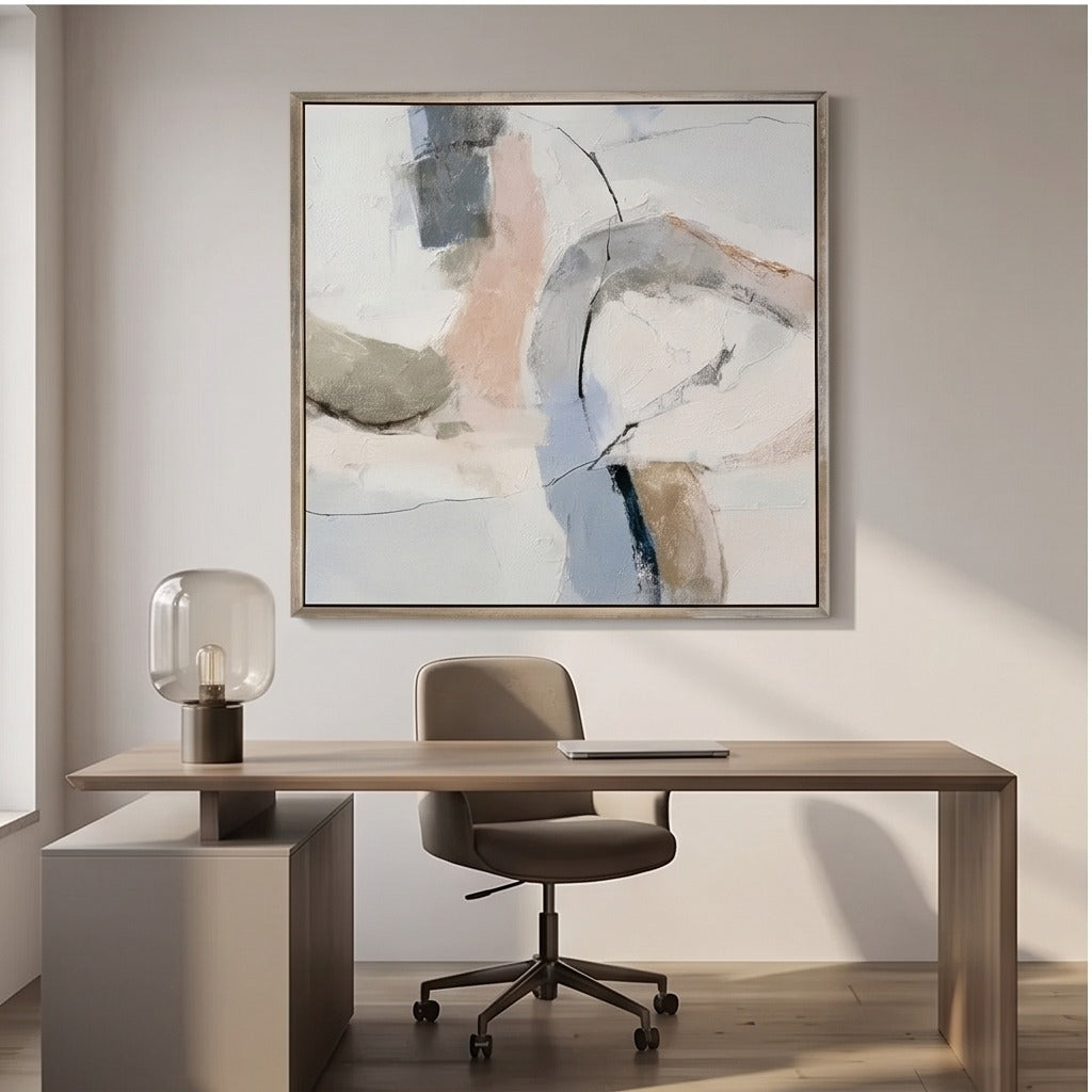 Neutral Abstract Wall Art #TO170