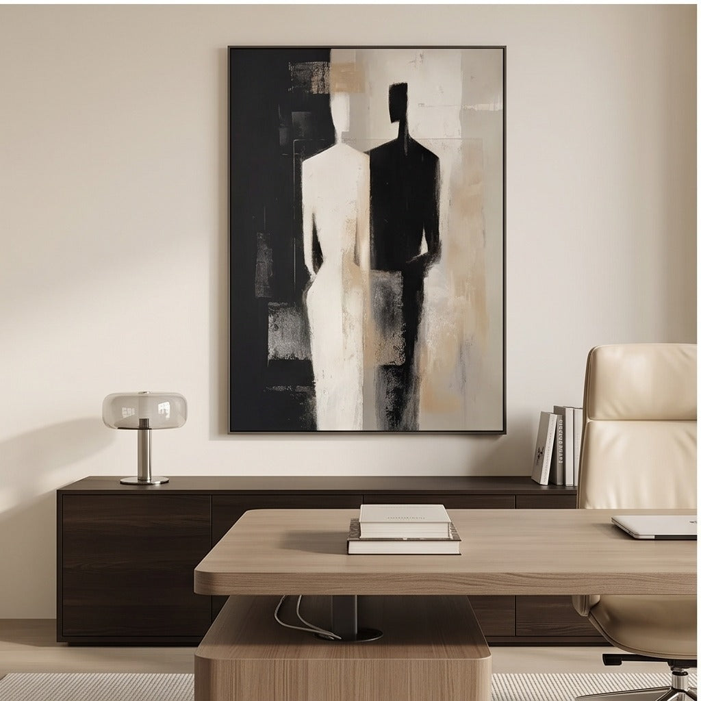 Neutral Figurative Abstract Wall Art #TO037