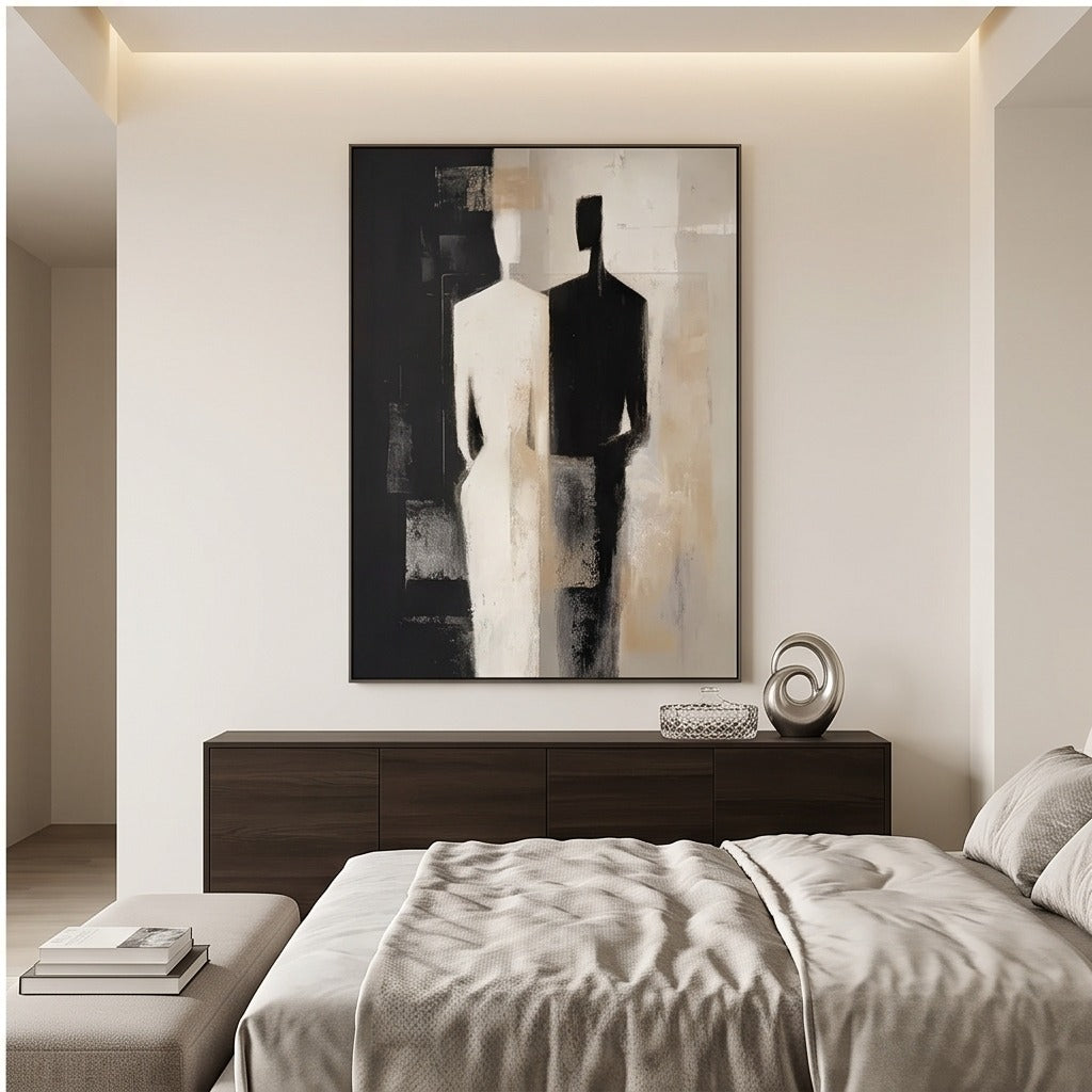 Neutral Figurative Abstract Wall Art #TO037