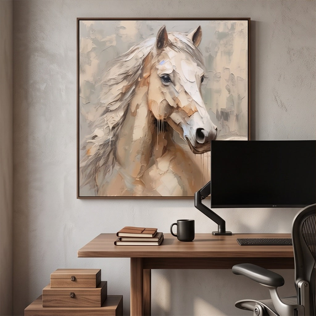 Neutral Horse Wall Art #TO849