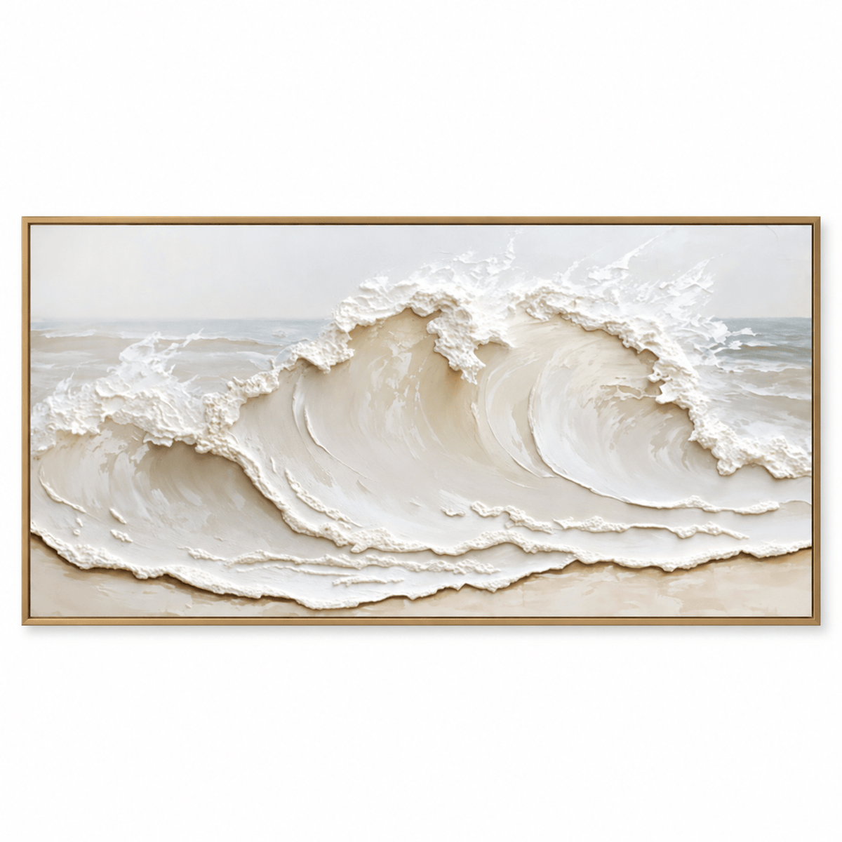 Neutral Wave Wall Art #MT229