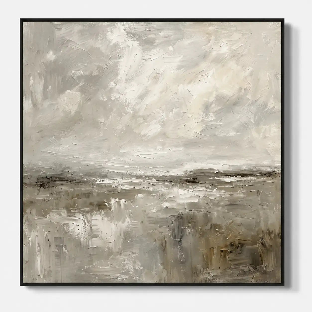 Neutral Abstract Landscape Wall Art #MT114