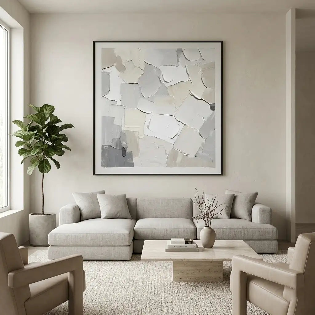 Neutral Abstract Wall Art #MT324