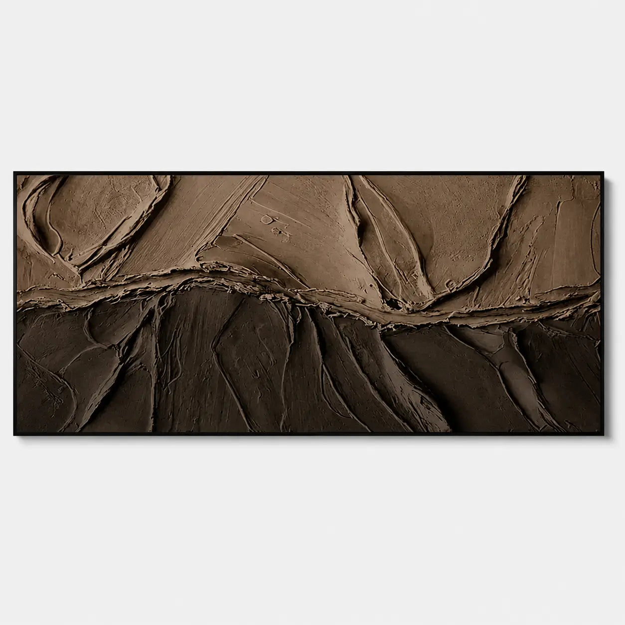Neutral Textured Abstract Wall Art #TA301