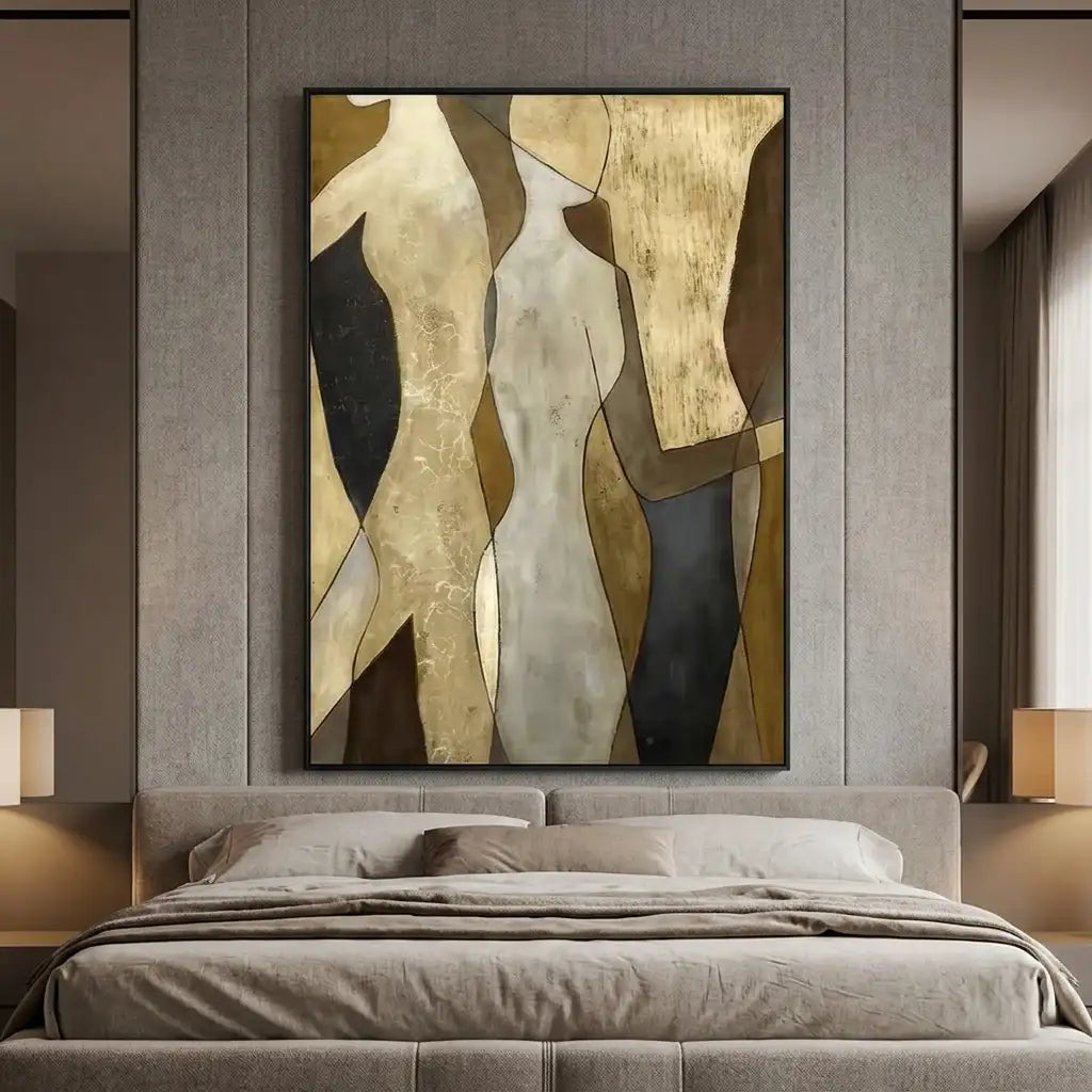 Neutral Figurative Abstract Wall Art #MT037