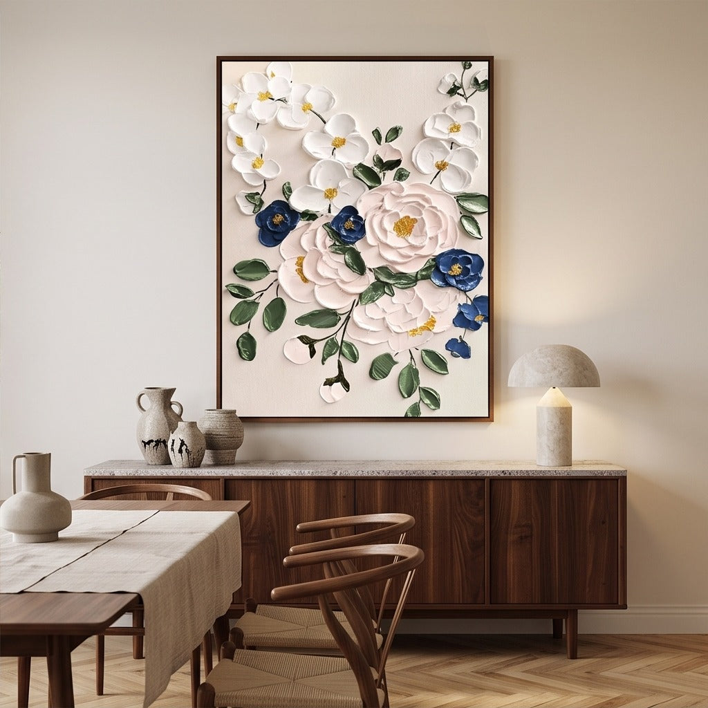 Sculptural Floral Wall Art #TO870