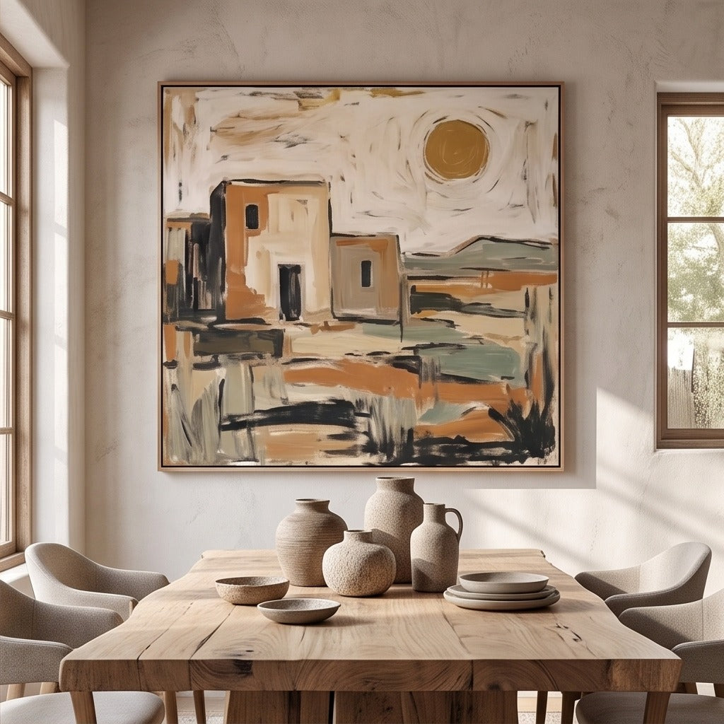 Southwestern Abstract Landscape Wall Art #TO796