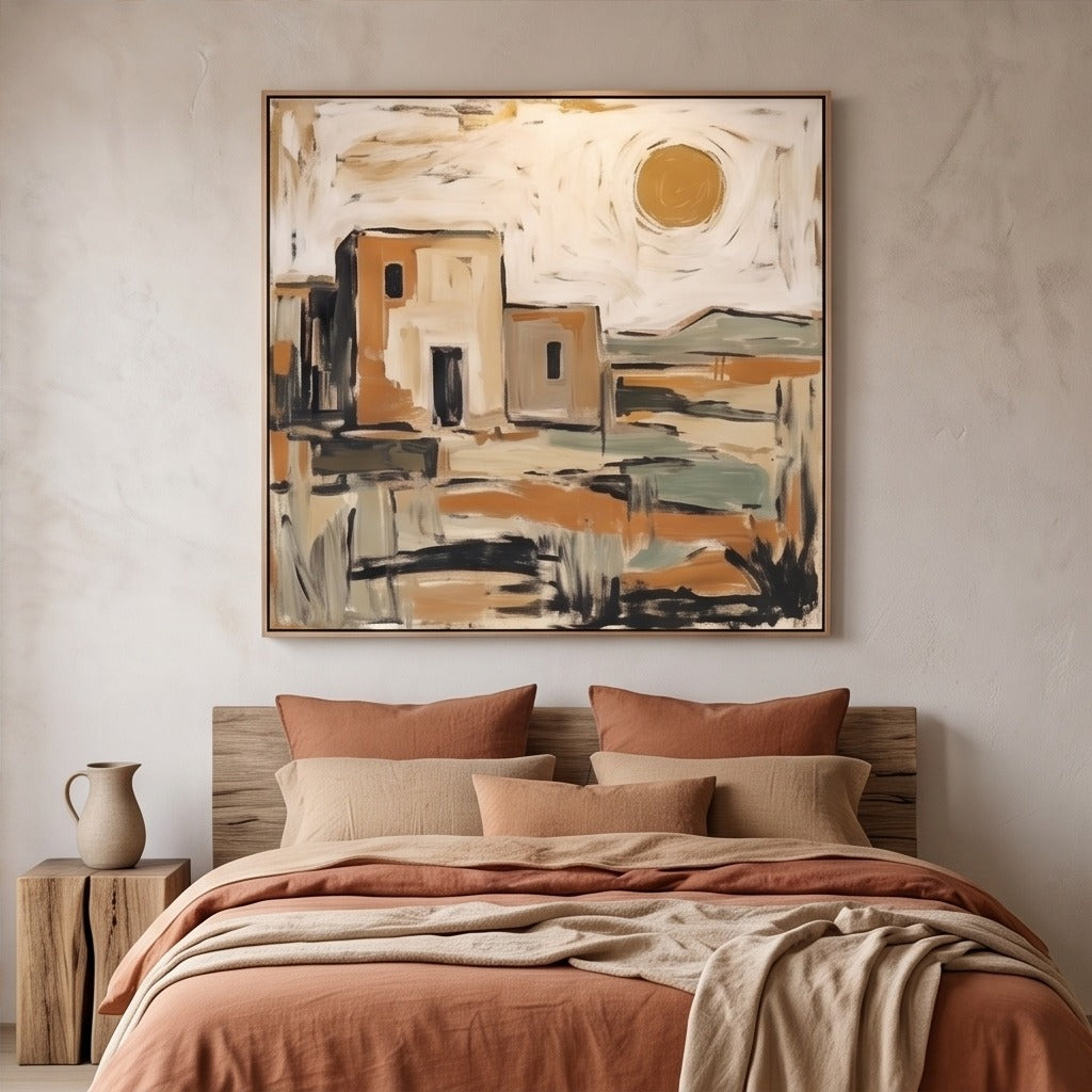 Southwestern Abstract Landscape Wall Art #TO796