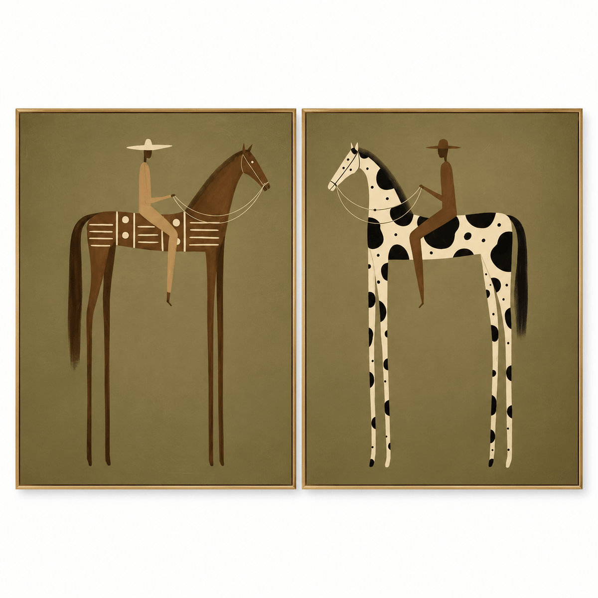 Surreal Horse Wall Art Set #MC121
