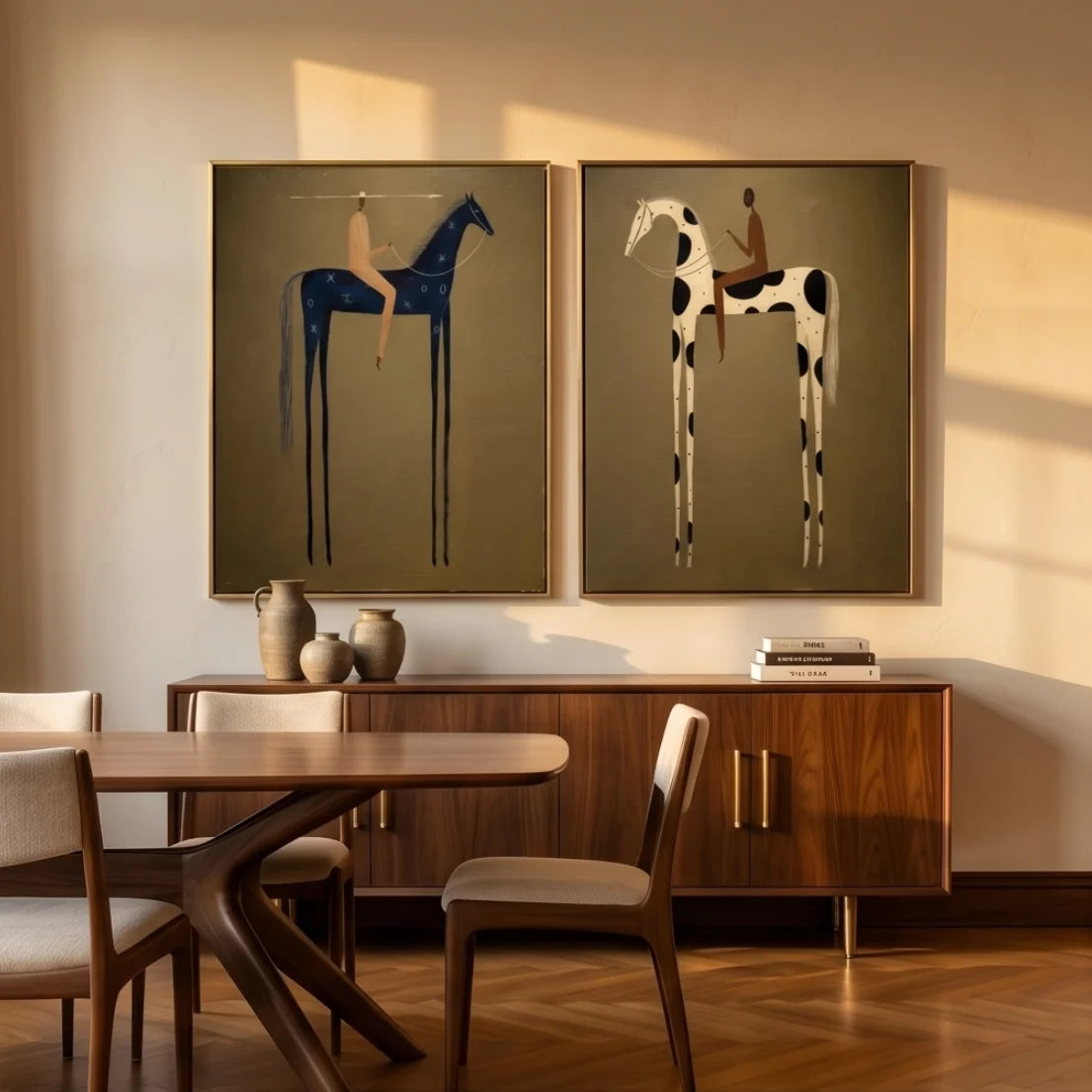 Surreal Figurative Horse Wall Art #MC119