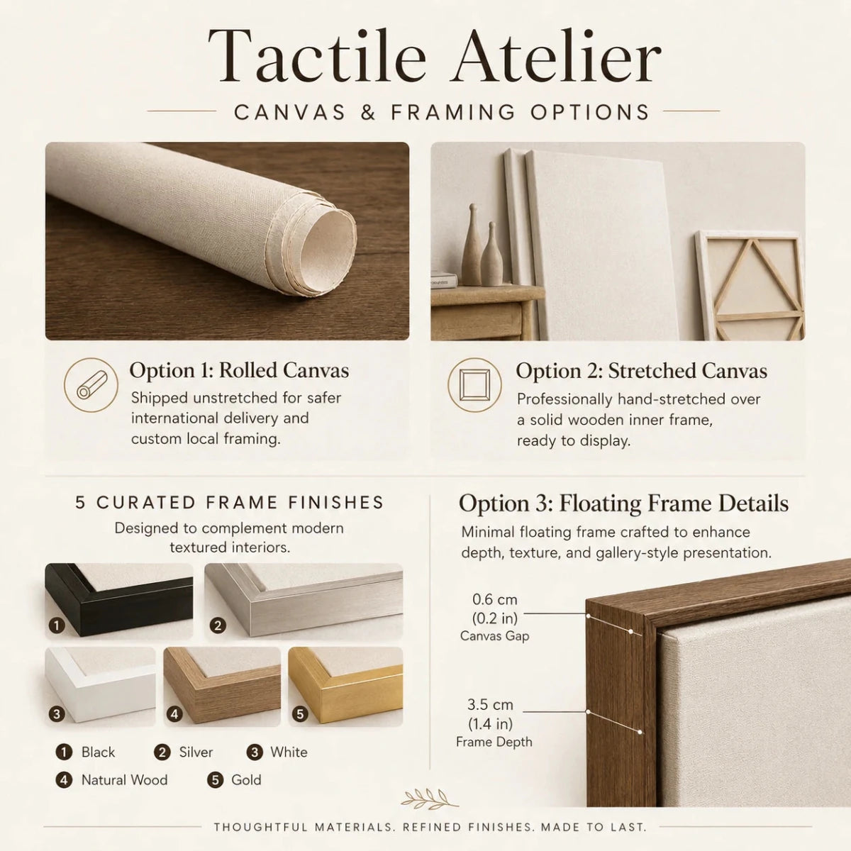 Textured Neutral Ocean Wall Art TO364 - Tactile Atelier