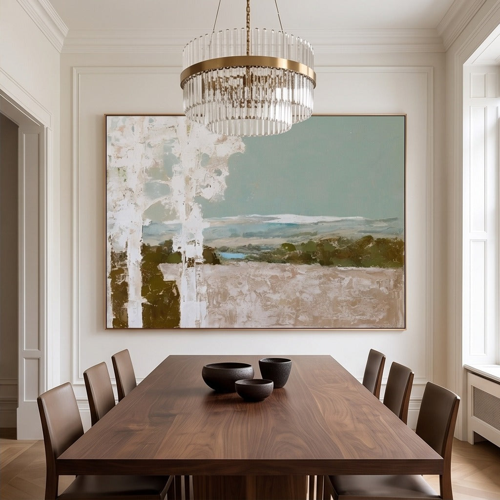 Textured Abstract Landscape Wall Art #TO110