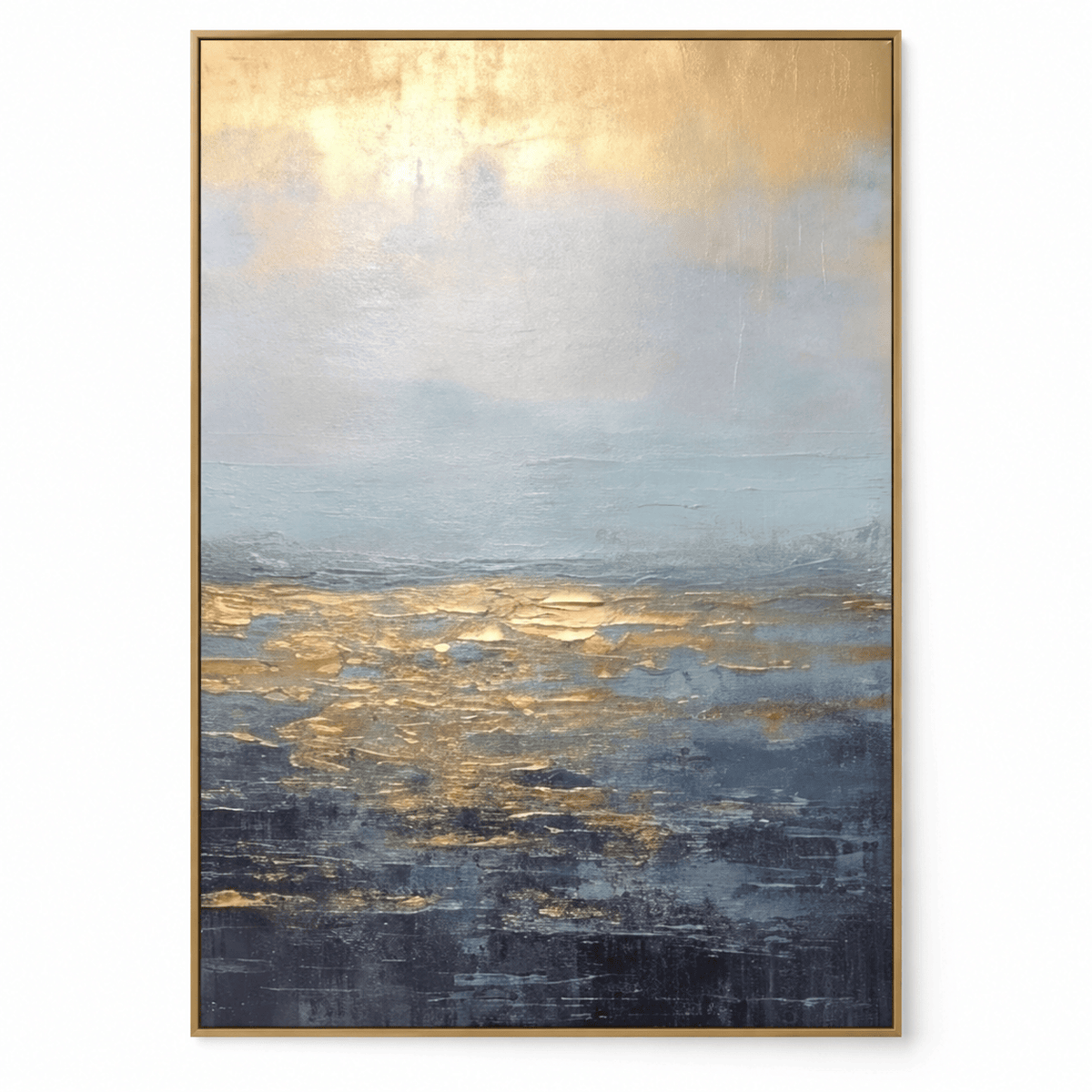 Textured Abstract Seascape Wall Art #TO098