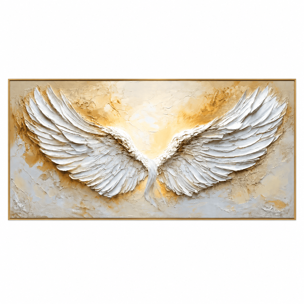 Textured Angel Wing Wall Art #MT232