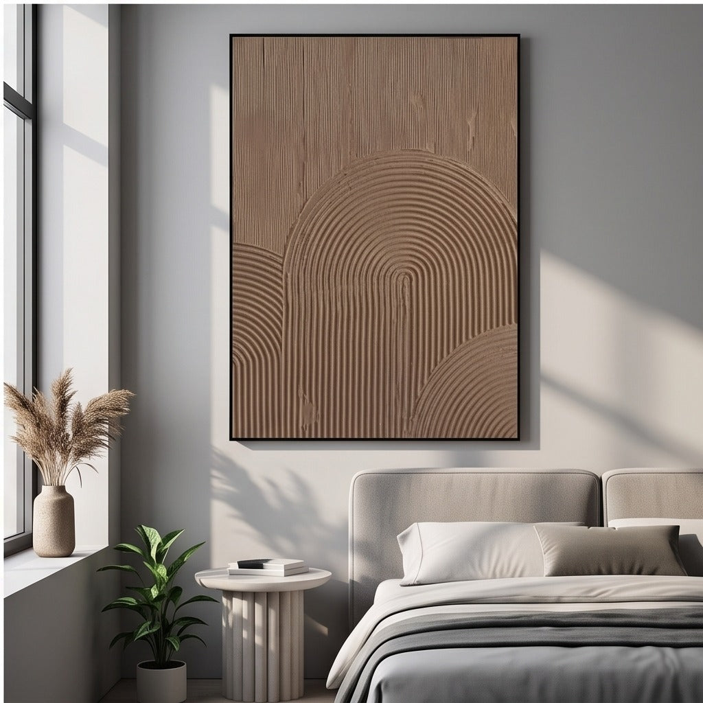 Textured Geometric Abstract Wall Art #TO533