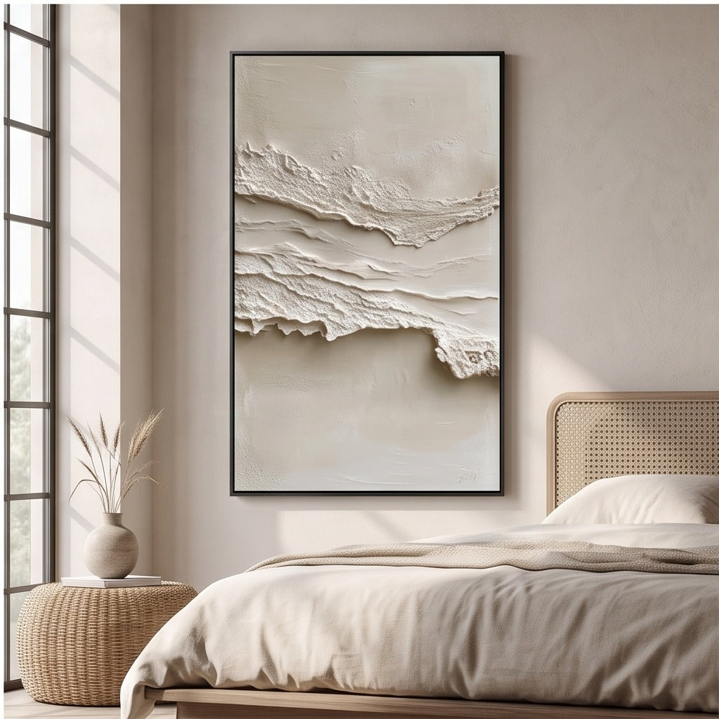 Textured Neutral Abstract Wall Art #TO040