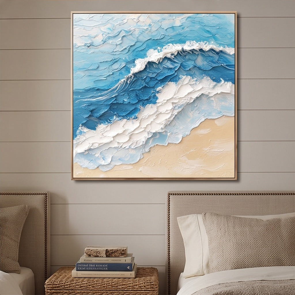 Textured Ocean Wave Wall Art #TO044