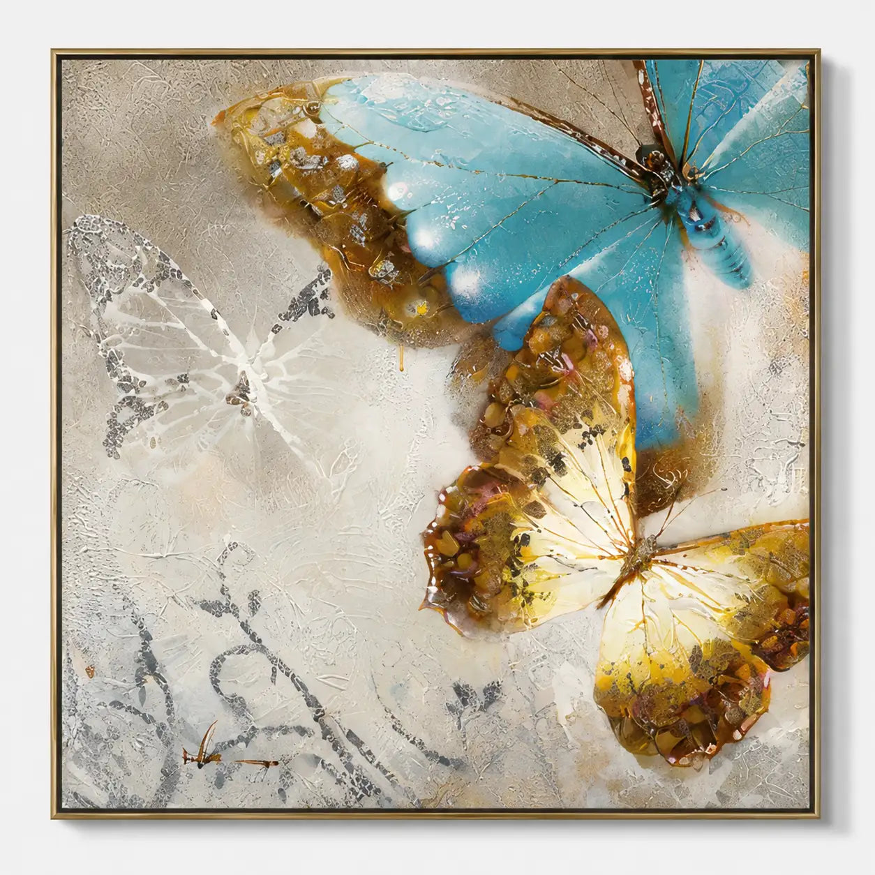 Hand-Painted Butterfly Wall Art #TA045