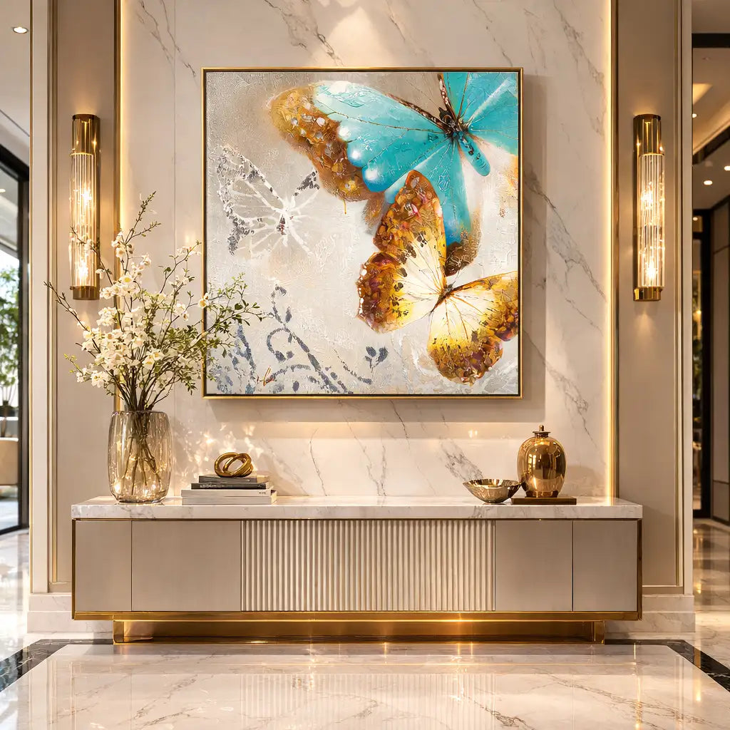 Hand-Painted Butterfly Wall Art #TA045