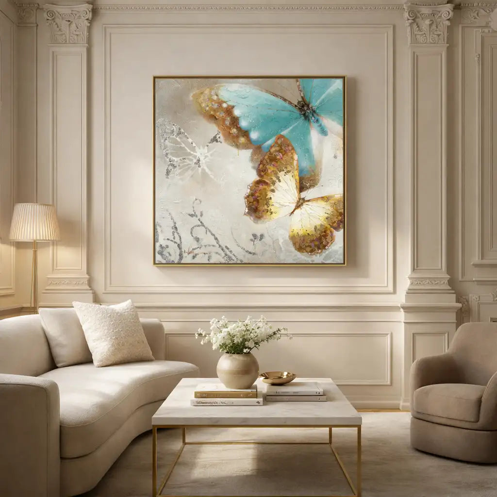 Hand-Painted Butterfly Wall Art #TA045