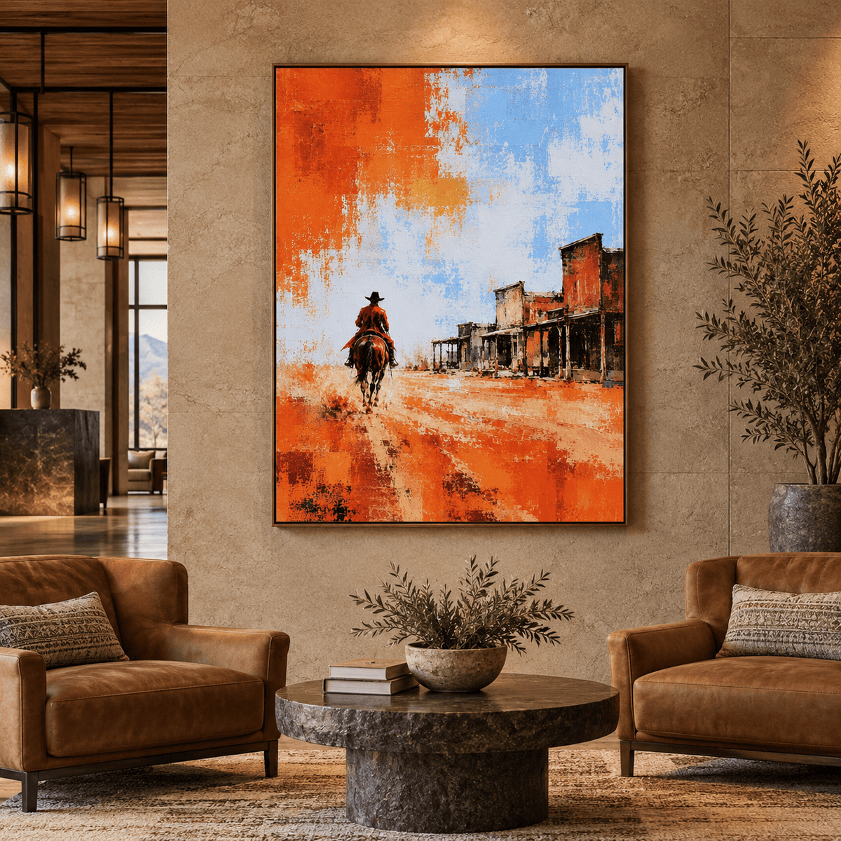 Western Cowboy Wall Art #TO202