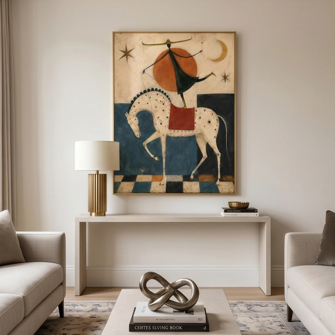 Surreal Horse & Acrobat Wall Art #MT023