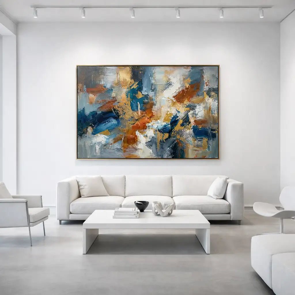 Abstract Expressionist Wall Art TA745 - Tactile Atelier