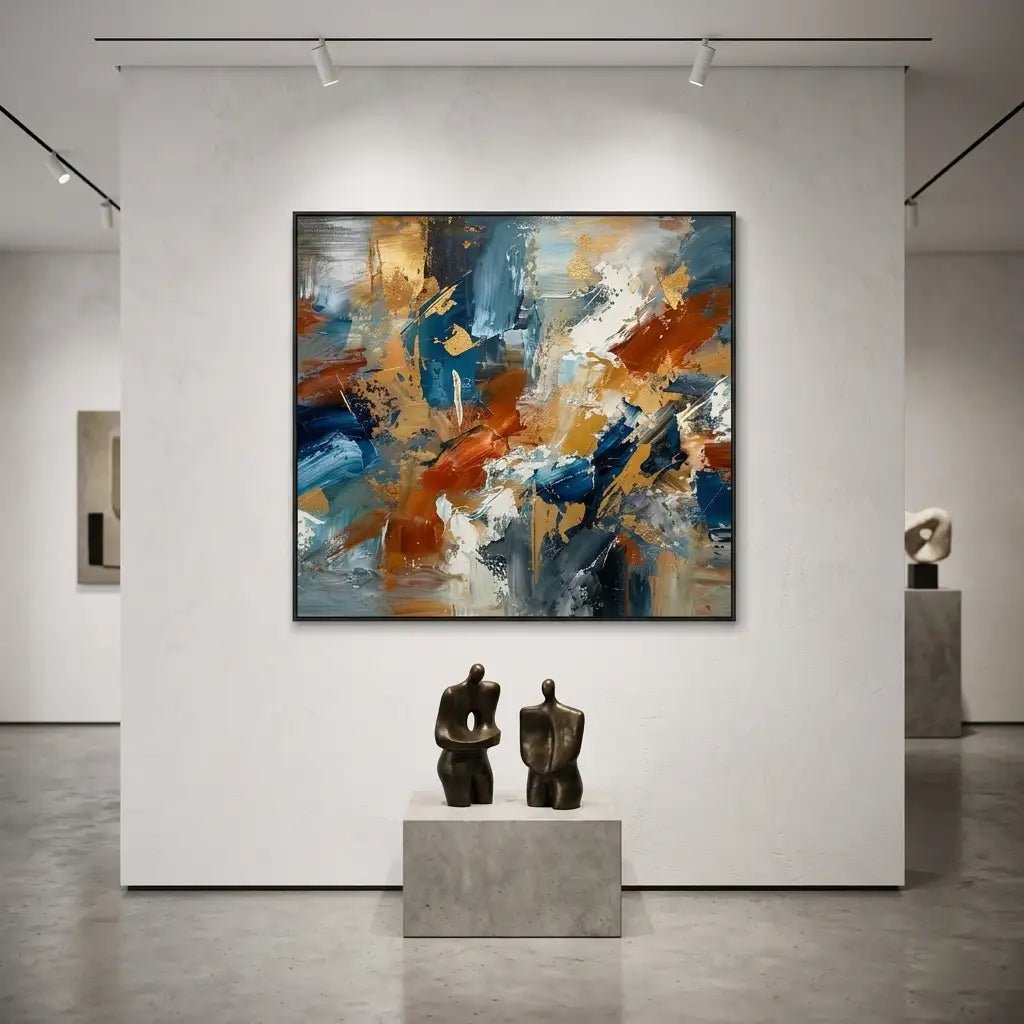 Abstract Expressionist Wall Art TA745 - Tactile Atelier