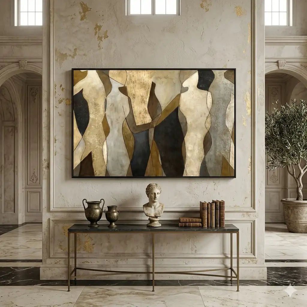 Abstract Figure Wall Art TA732 - Tactile Atelier