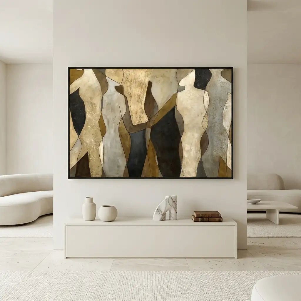 Abstract Figure Wall Art TA732 - Tactile Atelier