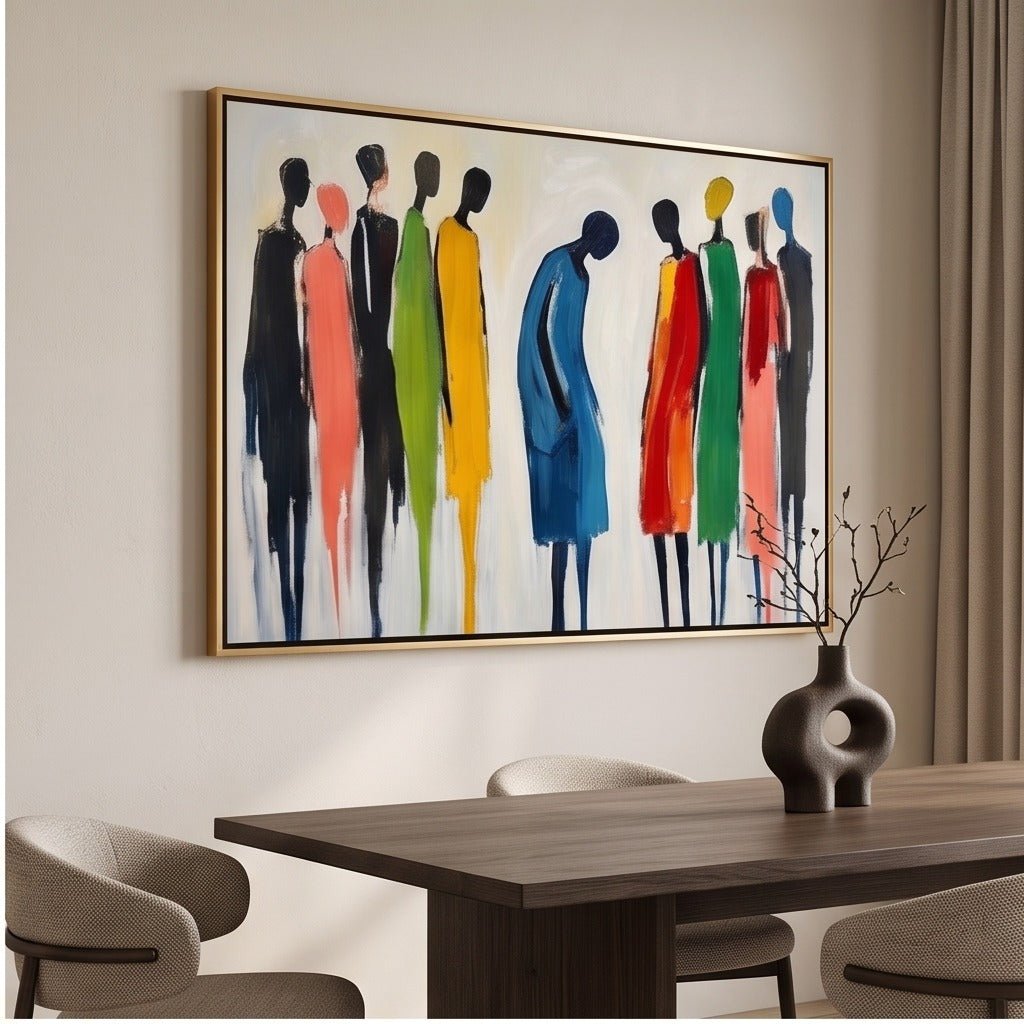Abstract Figure Wall Art TO990 - Tactile Atelier
