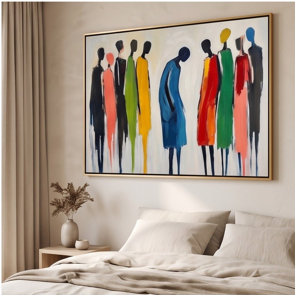 Abstract Figure Wall Art TO990 - Tactile Atelier