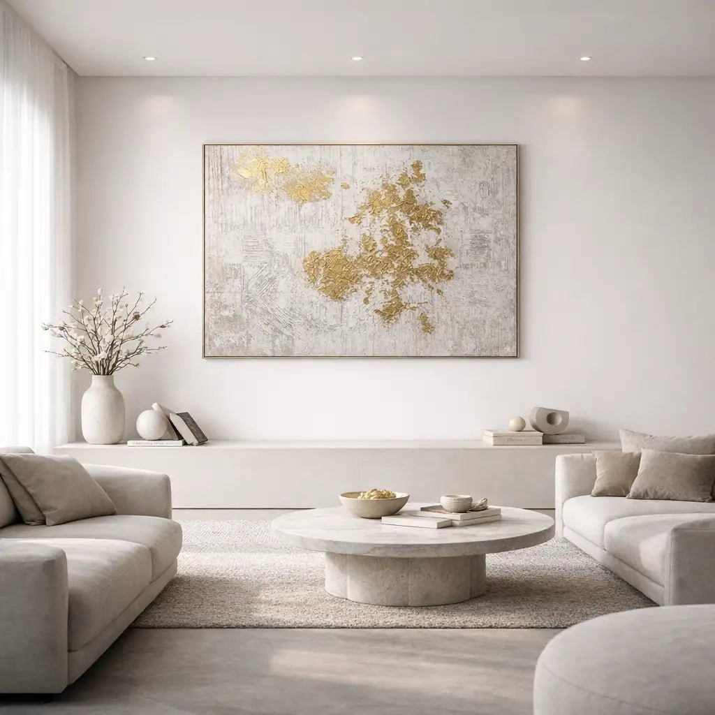 Abstract Neutral Wall Art TA156 - Tactile Atelier