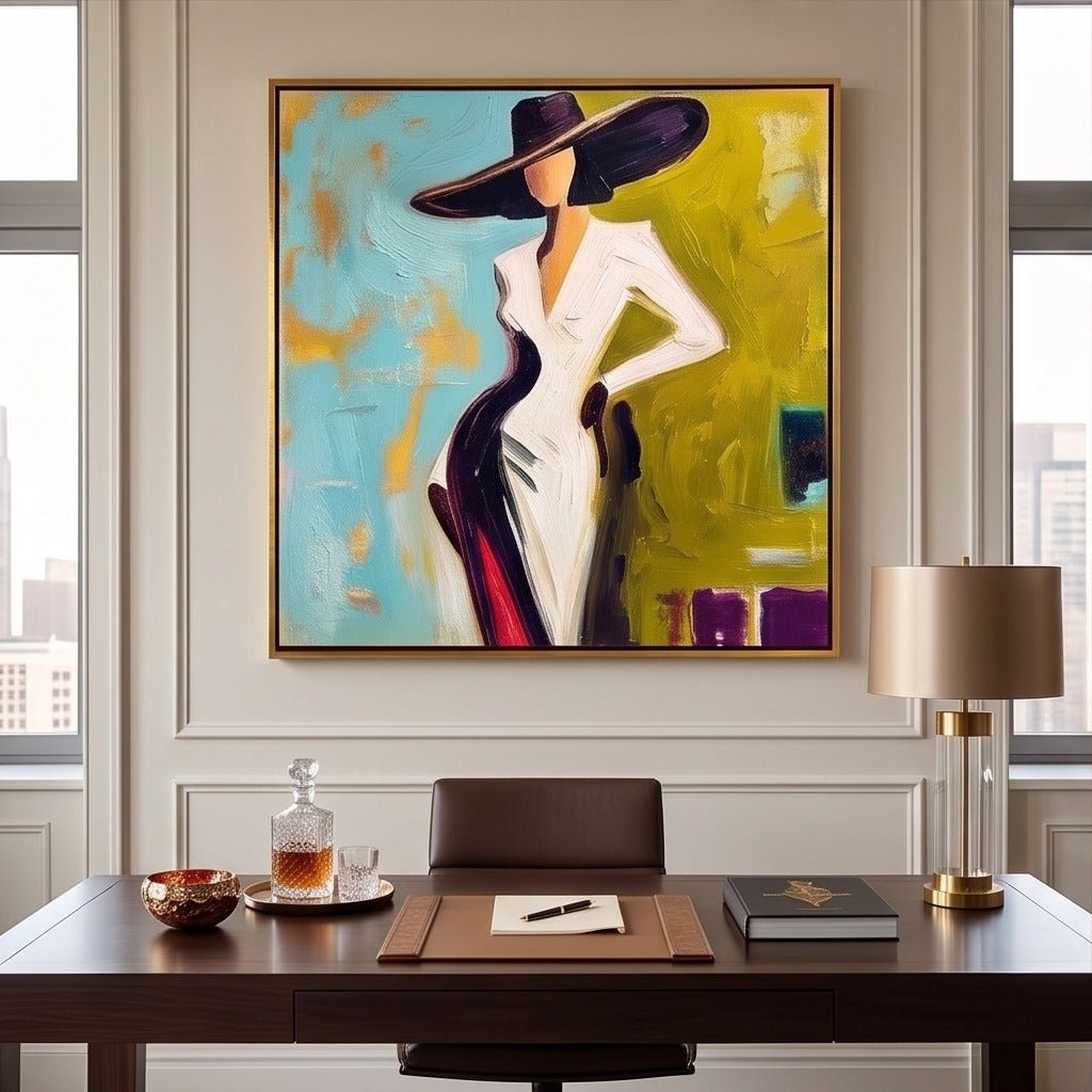 Abstract Woman Wall Art TO221 - Tactile Atelier