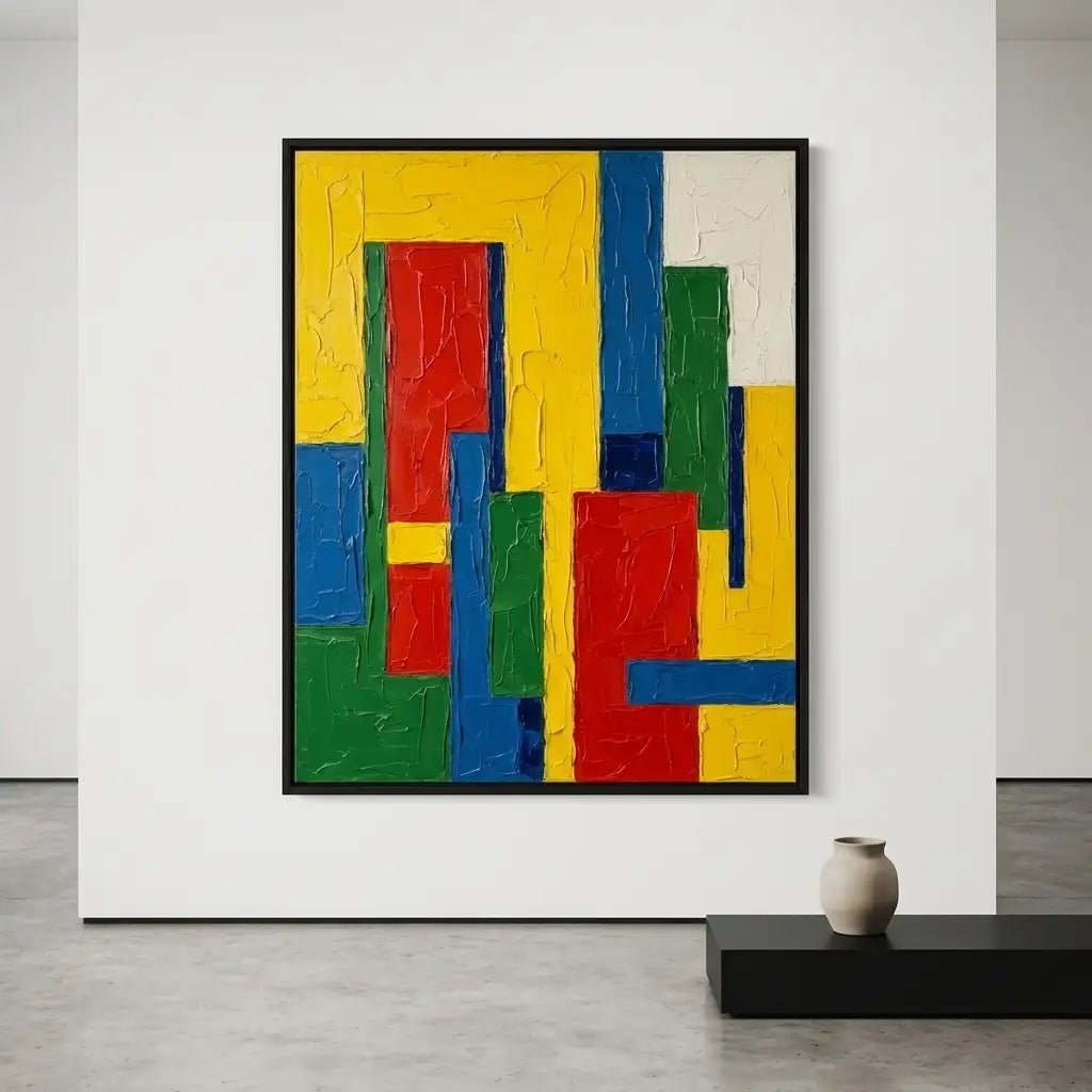 Color Block Abstract Wall Art TC190 - Tactile Atelier