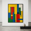 Color Block Abstract Wall Art TC190 - Tactile Atelier