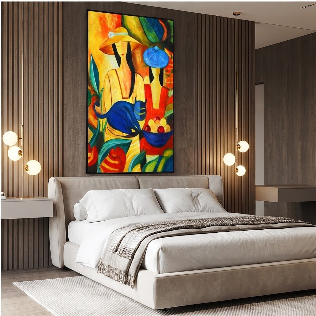 Colorful Figurative Wall Art #TO045 - Tactile Atelier
