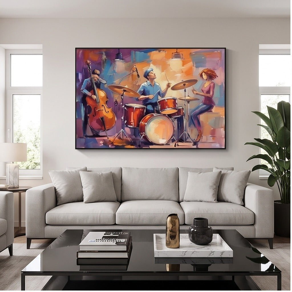 Colorful Music Wall Art TO450 - Tactile Atelier
