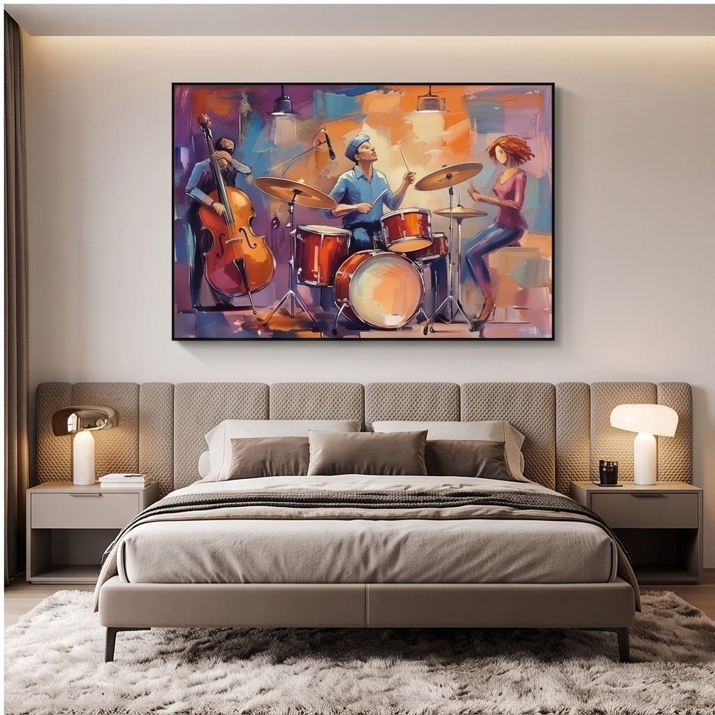 Colorful Music Wall Art TO450 - Tactile Atelier