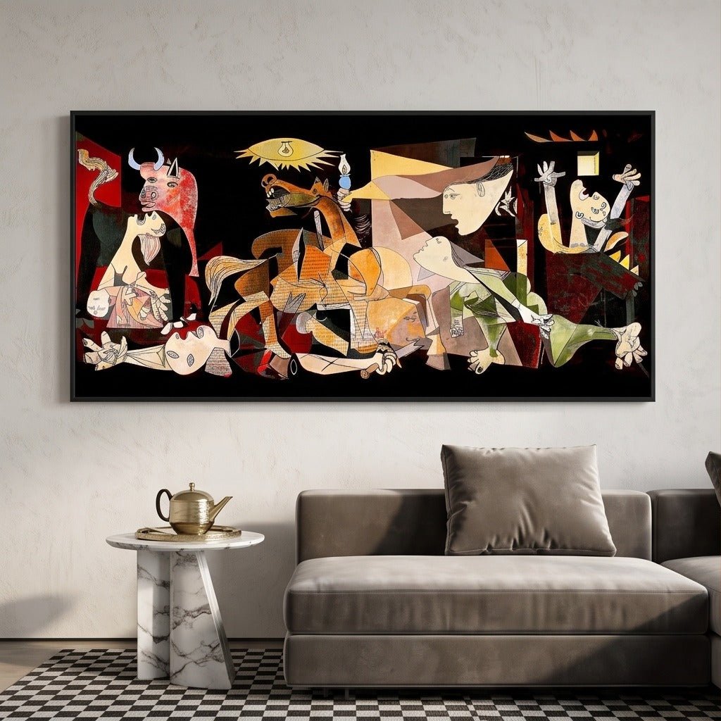 Cubist Figurative Wall Art #TO342 - Tactile Atelier
