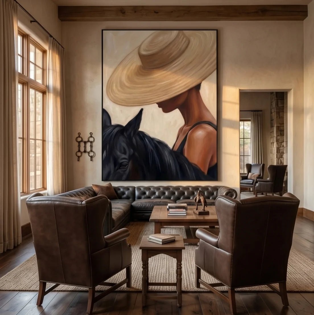 Elegant Western Wall Art MC601 - Tactile Atelier