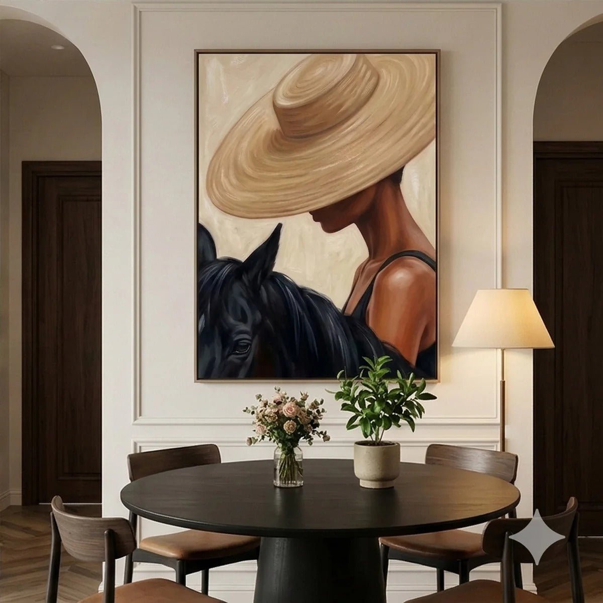 Elegant Western Wall Art MC601 - Tactile Atelier