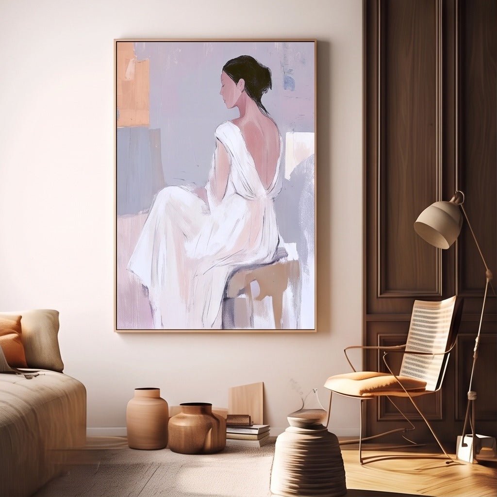 Feminine Figurative Wall Art #TO070 - Tactile Atelier