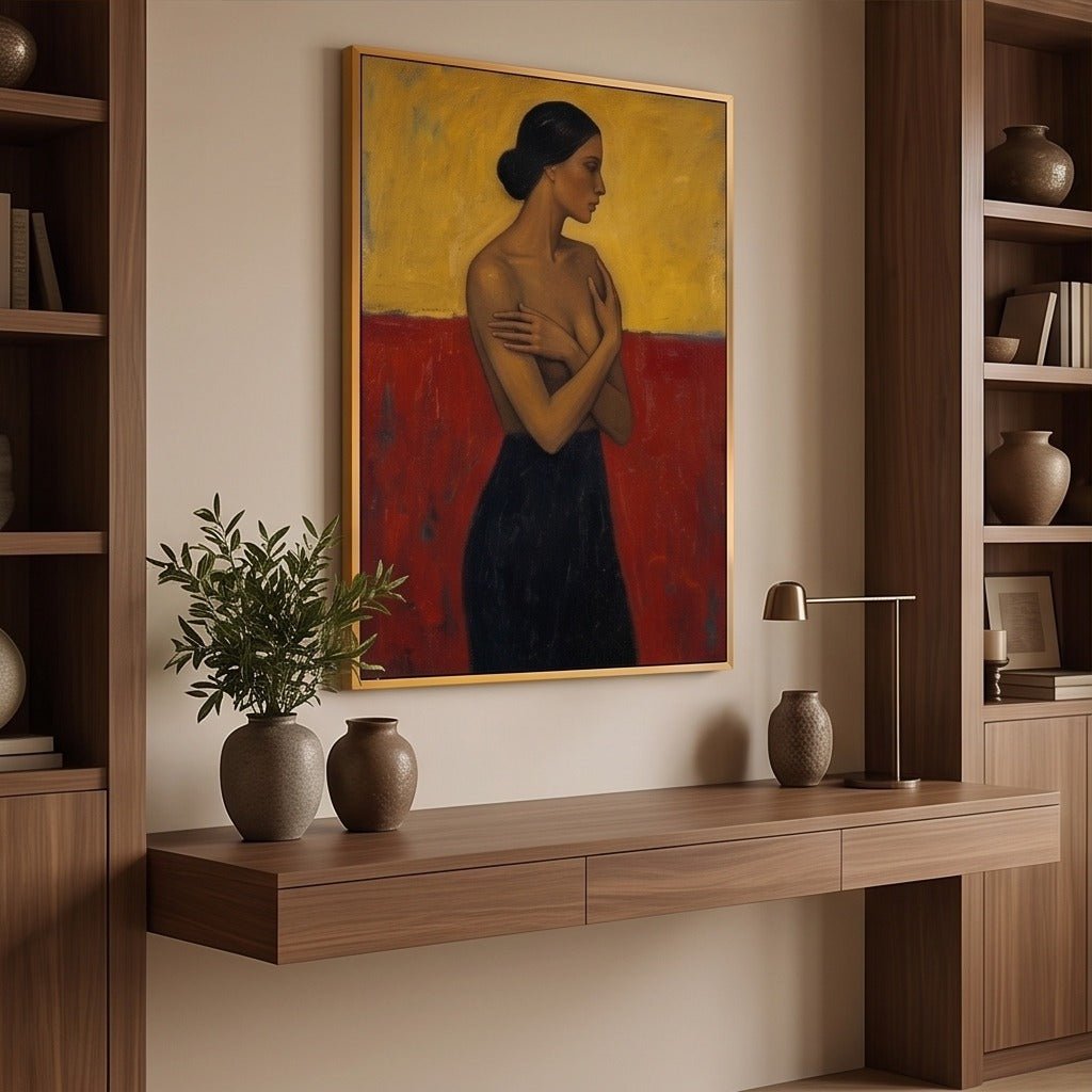Figurative Woman Wall Art #TO096 - Tactile Atelier