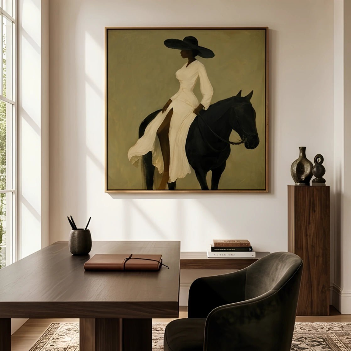 Luxury Equestrian Wall Art MT005 - Tactile Atelier