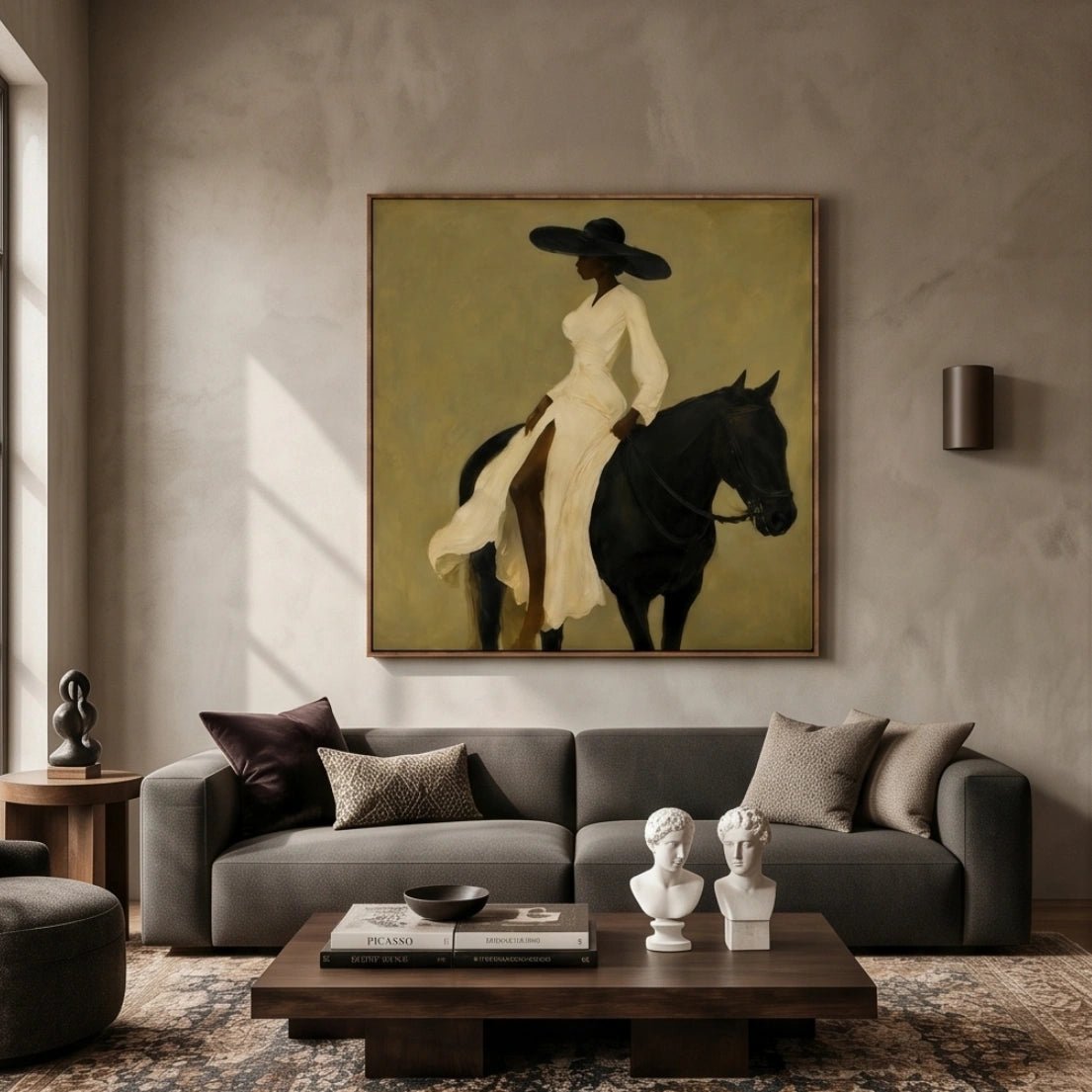 Luxury Equestrian Wall Art MT005 - Tactile Atelier
