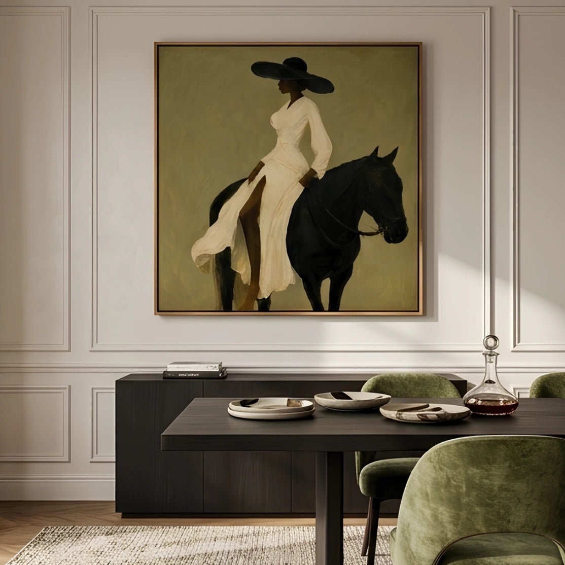 Luxury Equestrian Wall Art MT005 - Tactile Atelier