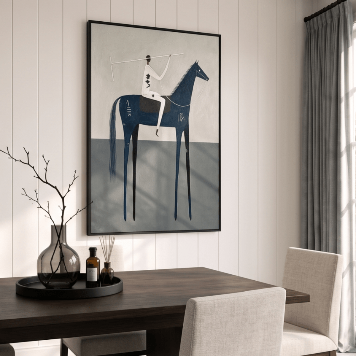 Minimalist Horse Wall Art MT224 - Tactile Atelier