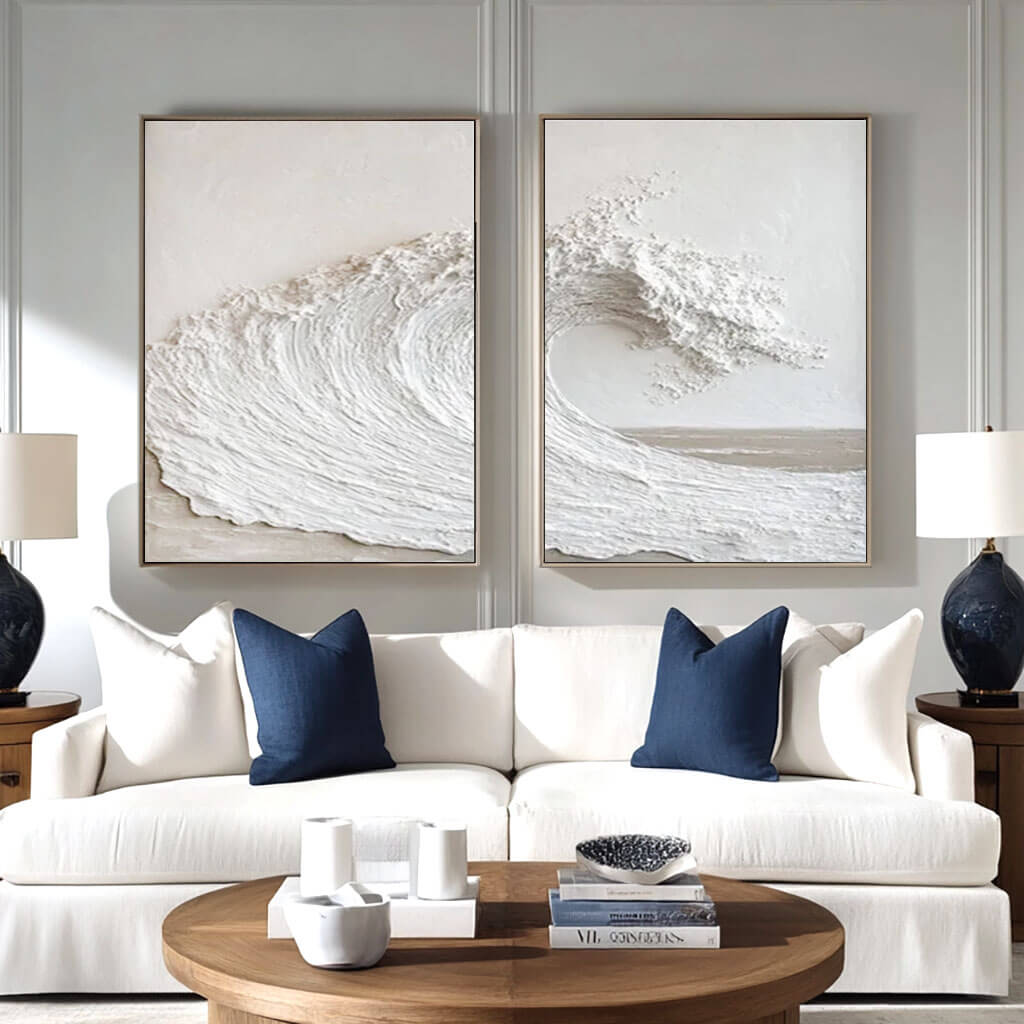 Minimalist Textured Wall Art MT018 - Tactile Atelier