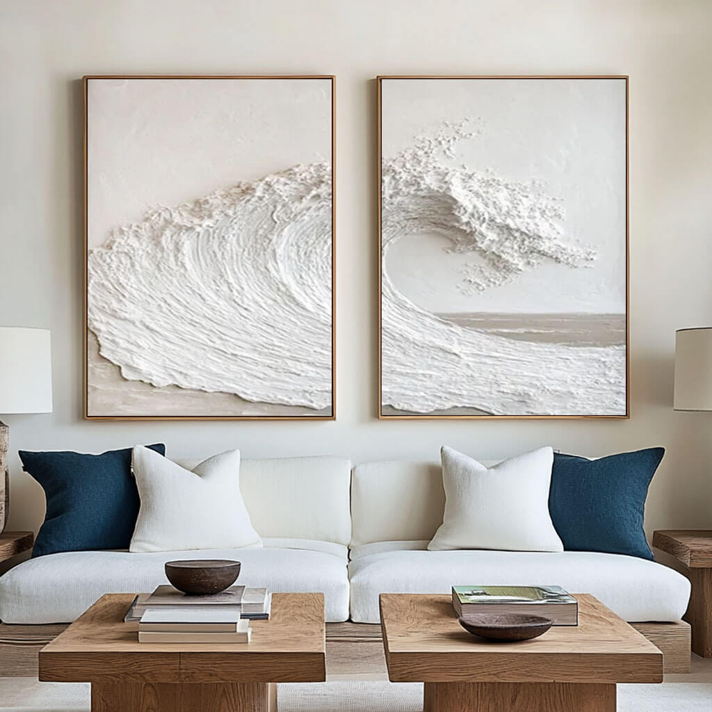 Minimalist Textured Wall Art MT018 - Tactile Atelier